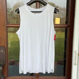 SPANX P.L.T. Muscle Tank. White. NWT. Size 1X